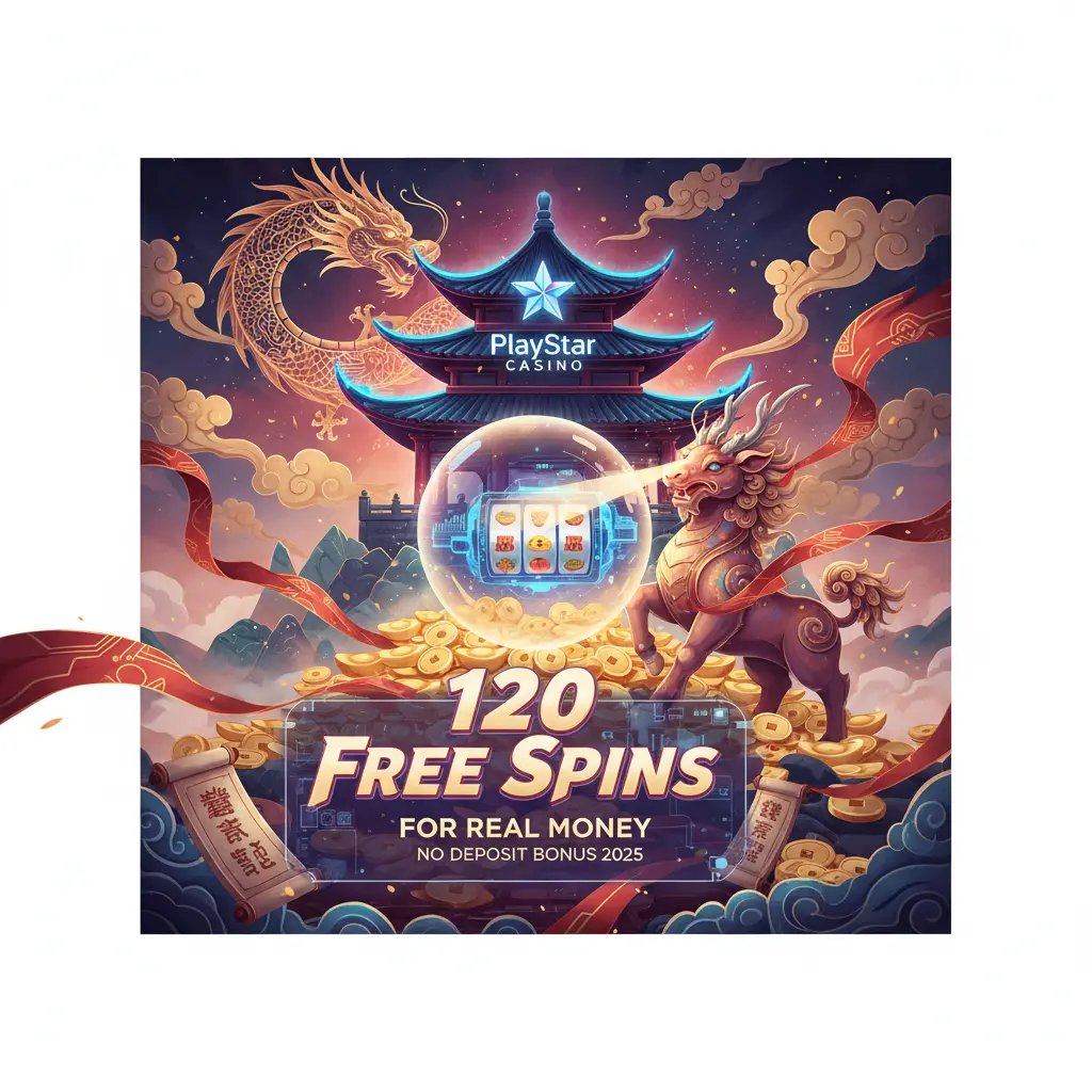 120 free spins for real money 2025 No Deposit Bonus - PlayStar