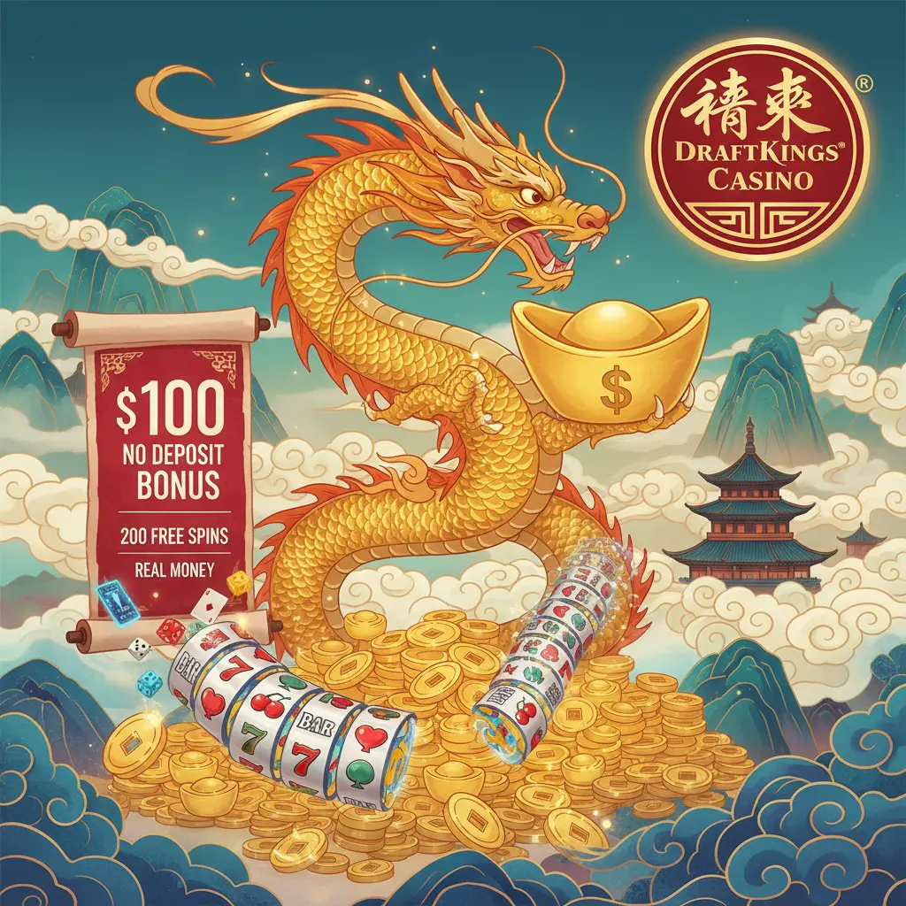 $100 no deposit bonus 200 free spins real money - DraftKings